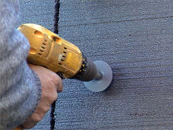 Utilizzo del tappo come registro per la posa delle finiture