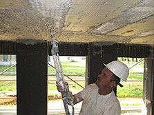 Finitura dell'intradosso