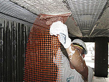 Finitura dell'intradosso